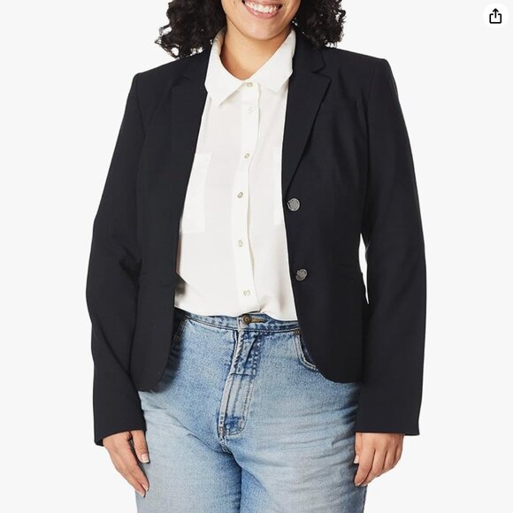 NWOT Calvin Klein Women's, Navy Blue, Size 2P - Picture 1 of 10